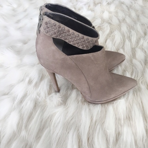 ABS | Faux suede ankle booties - Picture 4 of 8